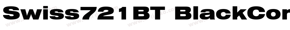 Swiss721BT BlackCond字体转换